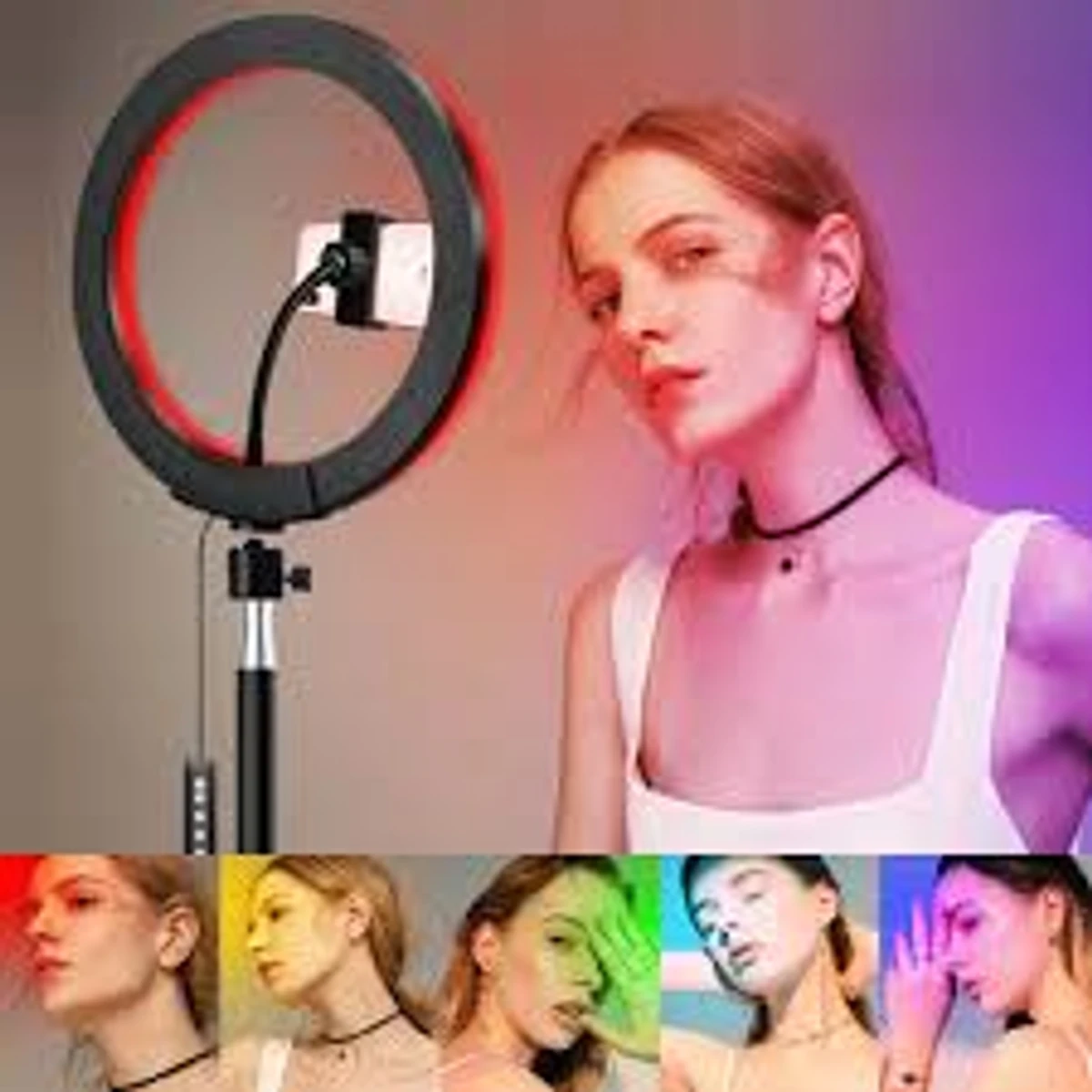 18" Led Ring light with 6.5 Fite tripod