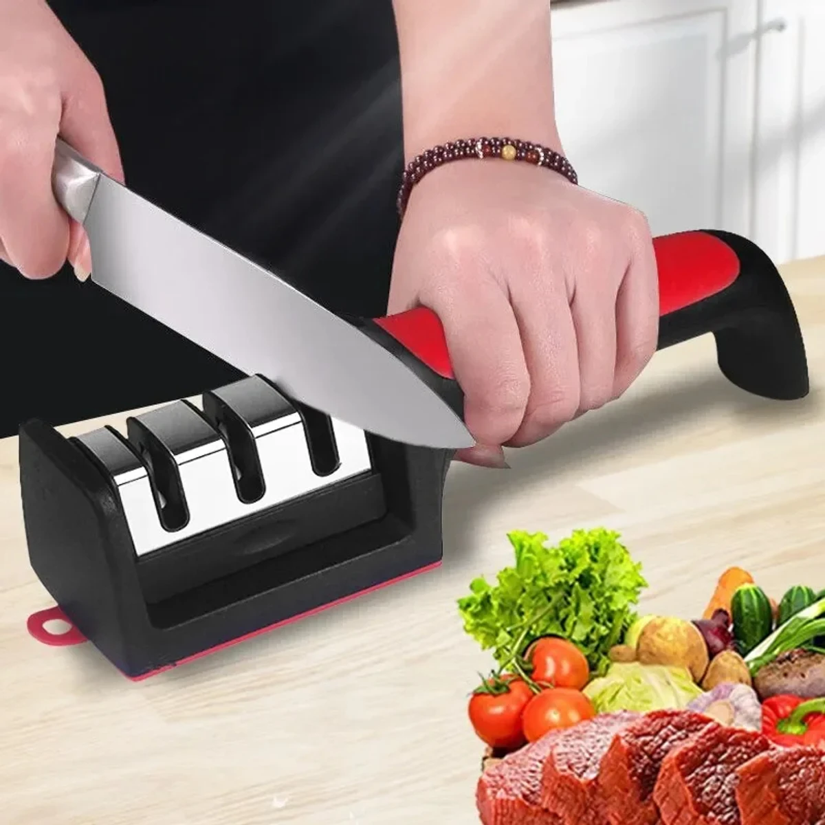 3-Segment Knife Sharpener