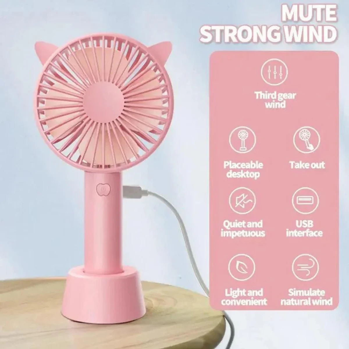 Mini stand fan