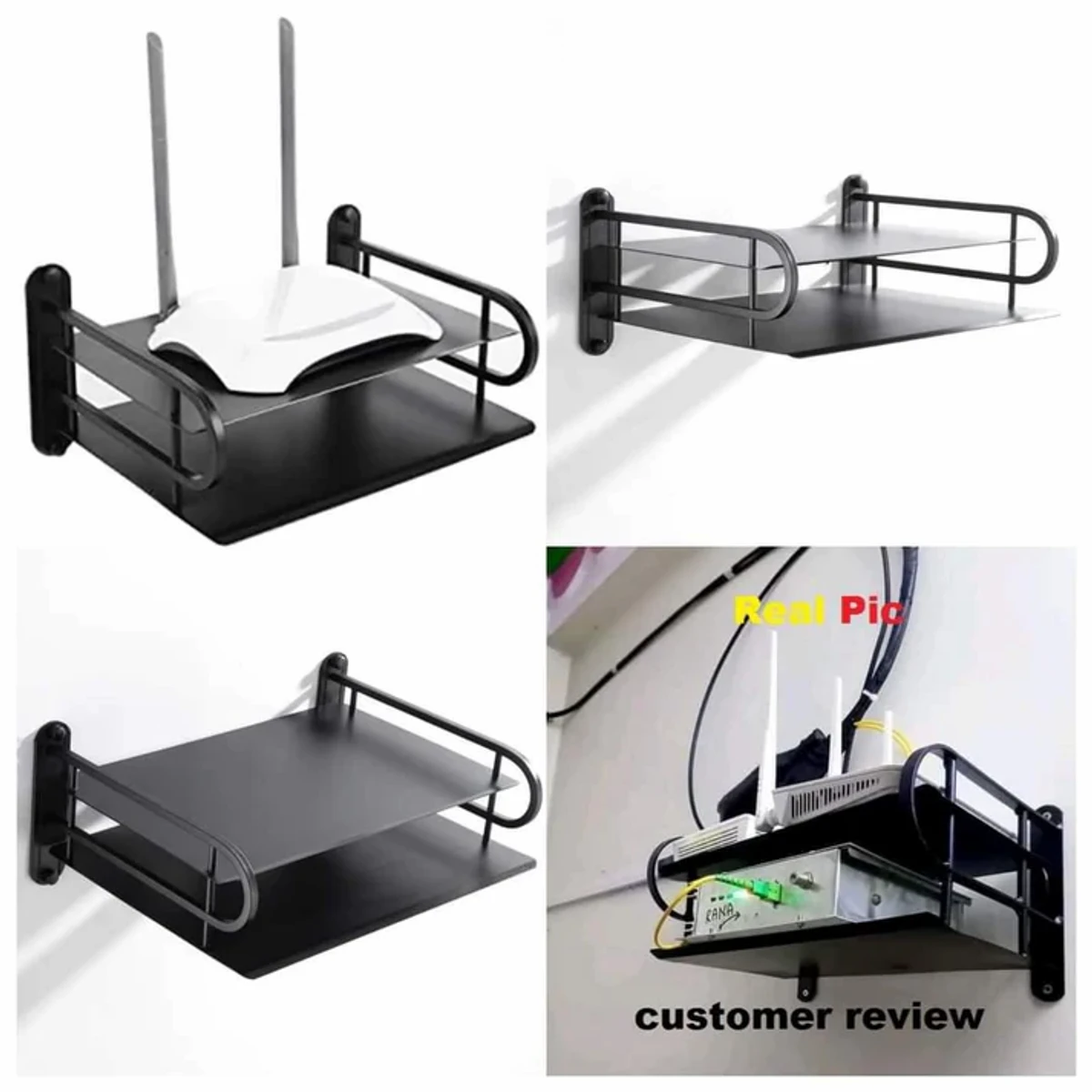 Wall mounted router stand