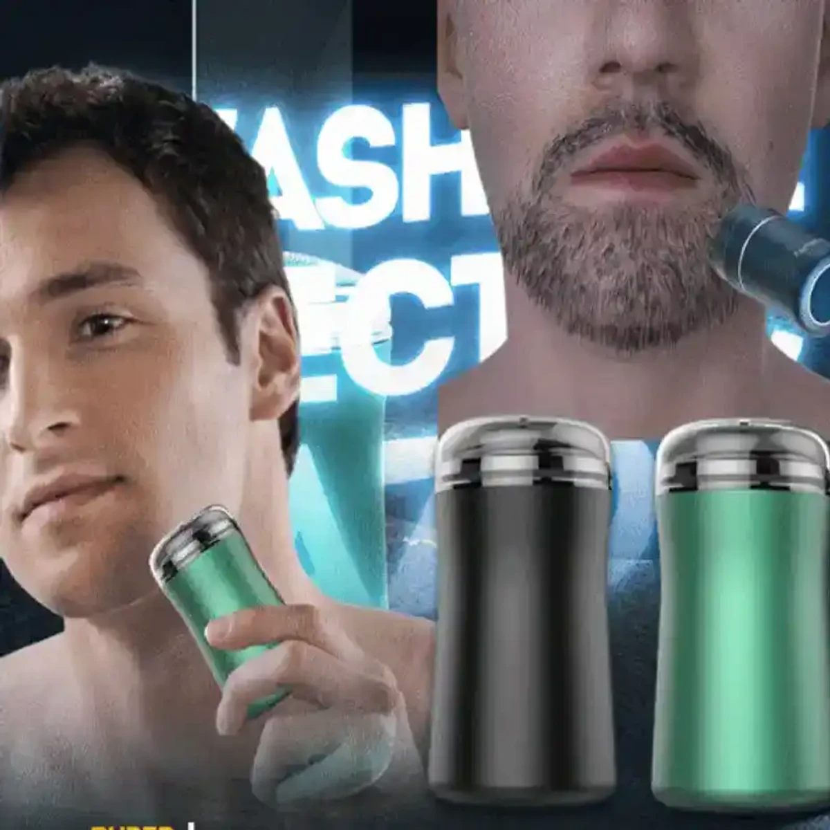 POCKET SIZE WASHABLE ELECTRIC RAZOR